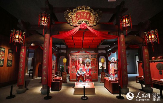 古代婚嫁博物馆十里红妆