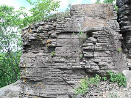 喀尔喀玄武岩石林地质公园
