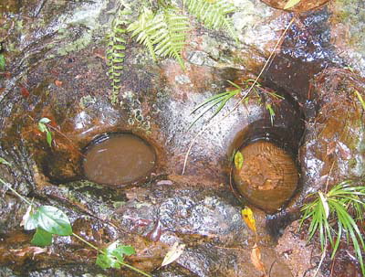 北岭山砂岩石臼群